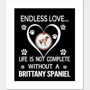 Brittany Spaniel Lovers Posters and Art